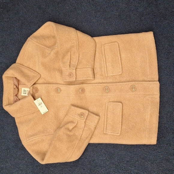 NWT GIRLS 6-7 GAP Peacoat - Picture 1 of 3